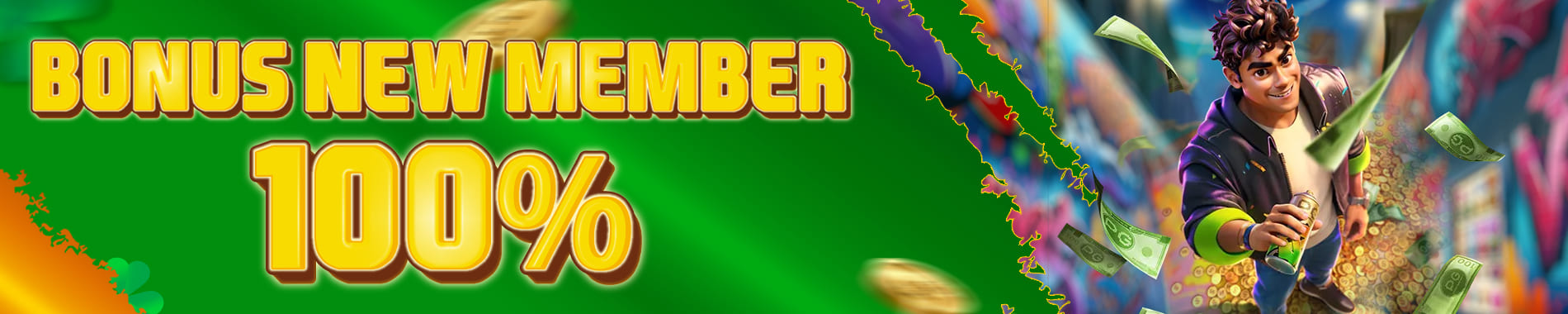 BONUS NEW MEMBER 100%